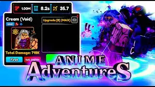 🍦 Vanilla Ice Shiny ✨(Cream Void) Showcase🌌 ANIME ADVENTURES🌌 #roblox