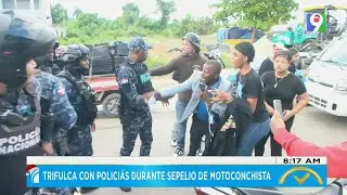 Trifulca con Policías durante sepelio de Motoconchistas | El Despertador