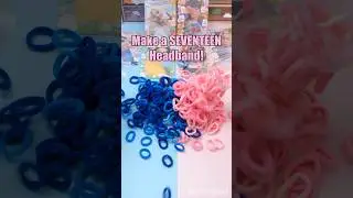 Make a SEVENTEEN Headband🩷🩵#shorts