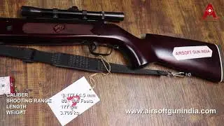 PINAKA AIR RIFLE .177 BROWN BY AIRSOFT GUN INDIA
