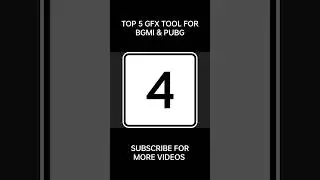 TOP 5 GFX TOOL FOR BGMI & PUBG #gfxtool #gfxtoolbgmi #bgmigfxtool #bgmi #pubg #pubggfxtool