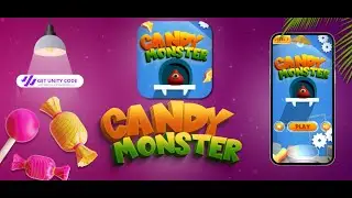 Candy Monster Unblock Puzzle Game Unity Source Code - Get Unity Code