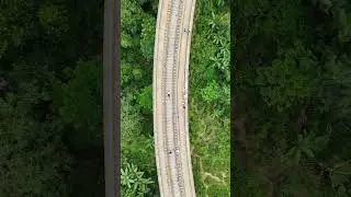 🚁 Epic Drone View Over Railway Bridge | Cinematic Aerial Shots 4K 🇬🇧🇺🇸