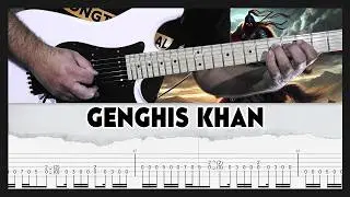 Iron Maiden | Genghis Khan | TAB | Guitar Cover | Lesson