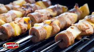 Hawaiian Pineapple Chicken Sausage Kabobs Recipe