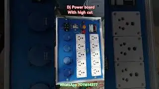 Dj power board with high cut protection! sound system! dj power board! contact number 7011614377