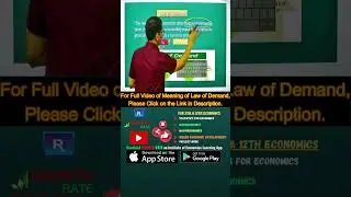 Law of demand | economics class 11 | microeconomics | Ch - 4 theory of demand