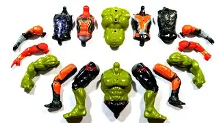 Black panther Ant-Man Hulk smash Spider-Man assemble toys video 