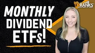 3 Monthly Dividend ETFs! Great for Steady Passive Income!!