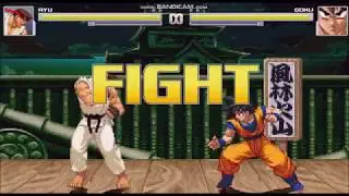MUGEN - Ryu vs Goku (Street Fighter vs Dragonball Z)