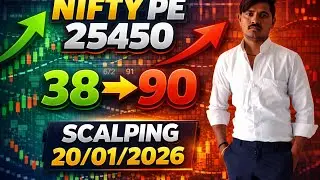 NIFTY 25450 PE Today | 20 Jan 2026 |Option Scalping Strategy #trading #stockmarket #live scalping 