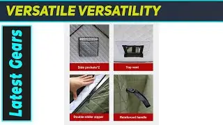 Amazing 10-Person Portable Ice Fishing Tent: Ultimate Winter Shelter!