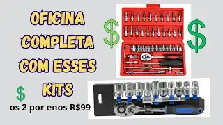 KIT catraca  soquetes barato #jogodesoquetes #oficina #barato #ferramenta