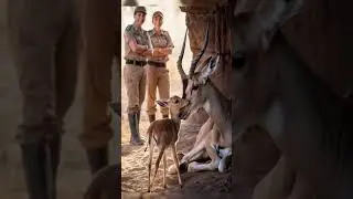 Brave Antelope Calf Leads Rescuers to Trapped Mother | Inspiring Wildlife Rescue