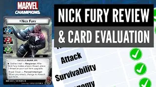 NICK FURY EVALUATION | Reviewing Hero Cards | Marvel Champions