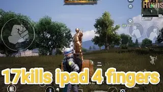 17 KILLS SQUAD WIPE! ⚡️ iPad 4-Finger Claw Gameplay (PUBG Mobile)