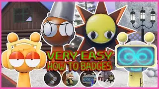 Roblox Update - How to get 4 Badges in 3D Sprunki Retroplay