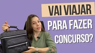 Vai viajar para fazer concurso? Saiba como se preparar para esse momento