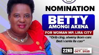 BETTY AMONGI DRAW MULTITUDES OF CROUD DURING HER NOMINATION IN LIRA CITY