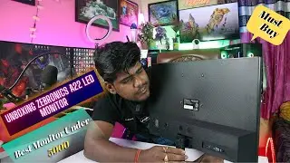 Zebronic A22 LED Monitor Unboxing 2024 in hindi | Best Monitor Under 5000 | Zebronic A22 LED Monitor