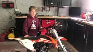 How to fix a Ktm sx 50 Kickstarter step by step