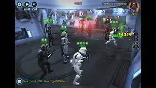 SWGOH, TW: First Order (Captain Phasma Omicron) vs The Mandalorian Team