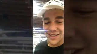 20190830 Austin Mahone Instagram Live