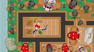 BETA.BRAAINS.IO ► TEAM with PRO vs 101 Monster Zombies / Braains.io Epic - RajNoobTV beta.braains.io