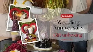 Our Wedding Anniversary 💍 | Small Celebration & Gift Unboxing ❤️ | Simple Vlog