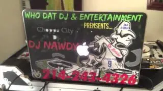 NUMARK NS7 CUSTOM SKIN MADE BY TURNLABLE  FOR DJ NAWDY 5-20-2-13