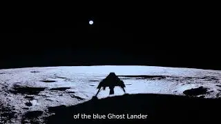 Blue Ghost on the Moon #APOD #Astronomy #GalaxyGallery