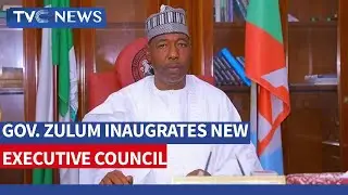 Gov. Zulum Inaugurates New Executive Council, Borno State