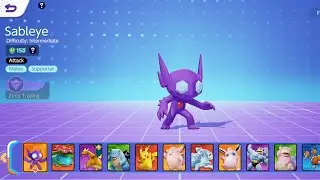 Pokemon UNITE: Sableye (Supporter) Gameplay