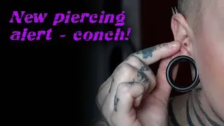 Body mod update: conch piercing!