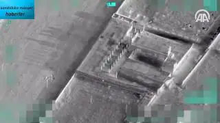 El Bab'da ter&ouml;r &ouml;rg&uuml;t&uuml; DEAŞ'a ait silahlı aracın imha edilme anı abone olun