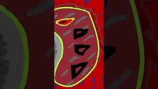Поджирающий камней  #animation #shorts #monster
