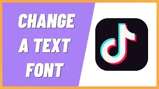 How to Change a Text Font on a TikTok Video