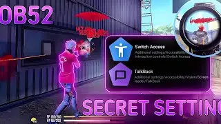 Switch Access & TalkBack Settings Free Fire || 0% Recoil 95% Headshots || Brazil Settings 2025 ⚙️ 