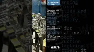 📅 Material Focus: Discover Aluminium 6082! 📅 #weerg #cnc #precisionmanufacturing