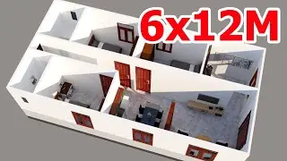 Gợi Ý Bố Trí Nhà Cấp 4 Đẹp 6x12M 3 Phòng Ngủ Tiện Nghi
