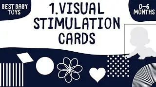 Essential Baby Toys 0-6 Months: Visual Stimulation Cards - Episode 1
