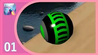 Balancer Game: 3D Ball Rolling - Gameplay 01 - All Level 1-10
