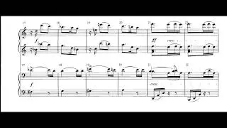 Arnold Schoenberg - Six Pieces for Piano Four Hands (1896) [Score-Video]