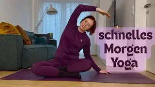 10 Minuten gemütliche Yoga Morgenroutine I für Anfänger
