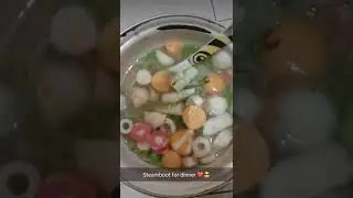 steamboot for dinner