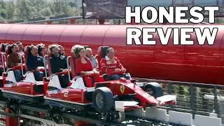 Red Force Review Ferrari Land | Tallest And Fastest Roller Coaster In Europe!