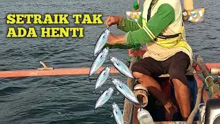 FULL SETRAIK ‼️ MANCING IKAN TONGKOL MENGGUNAKAN RAWEAN