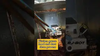 RJ-BOT G36 kitchen grease hood and duct cleaning machine