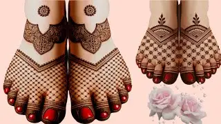Most Beautiful Feet Mehndi Design | Simple Foot Mehndi Design | Pairon Ki Mehandi| Leg Mehndi Design