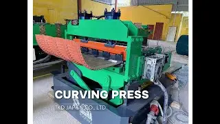 Curving press machine